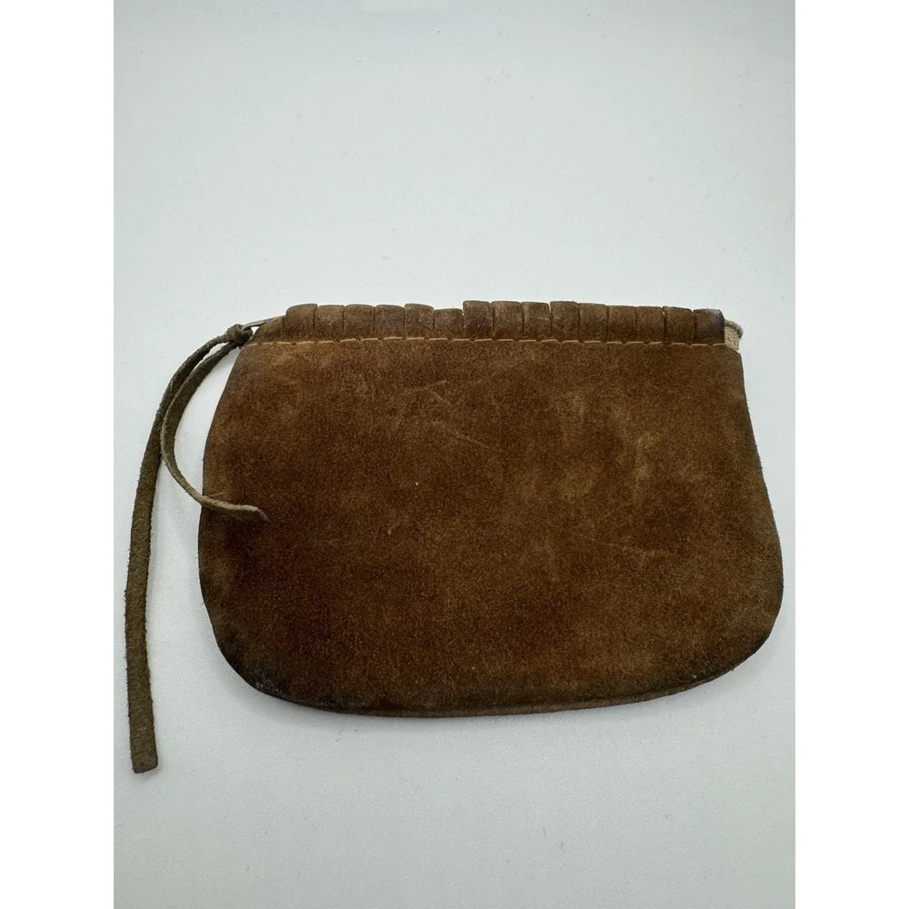 Leather Zipper Coin Purse Lake George NY‎
